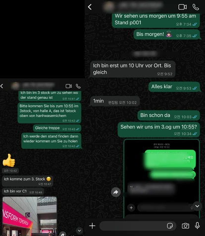 Nachweis erfolgreicher Geschäftskommunikation